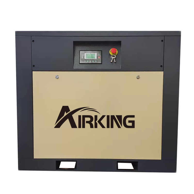 AIRKING 22KW 30HP AK-30 7bar फिक्स्ड स्पीड IP23 पोर्टेबल कंप्रेसर पेपर पैकेजिंग मशीन के लिए रोटरी स्क्रू कंप्रेसर एयर