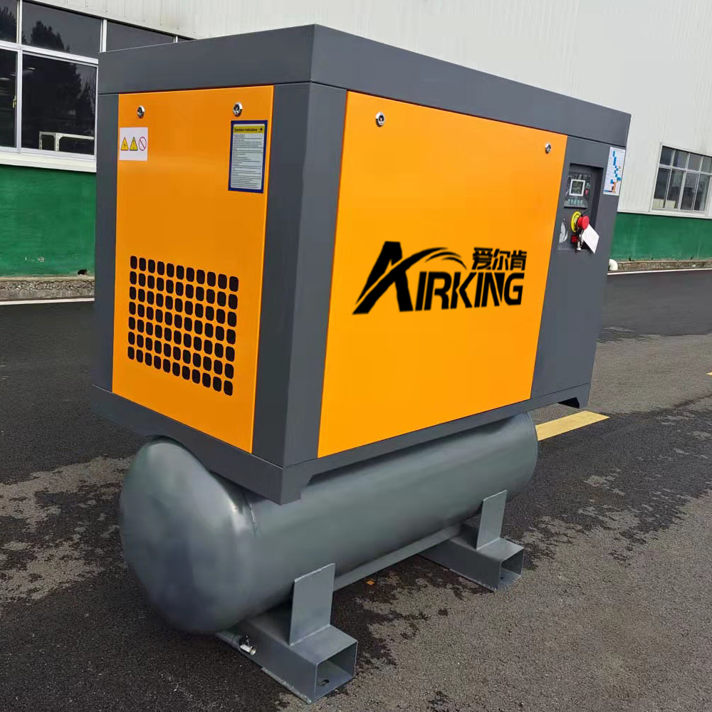 20HP 8bar AIRKING फिक्स्ड स्पीड इंटीग्रेटेड स्क्रू एयर कंप्रेसर 