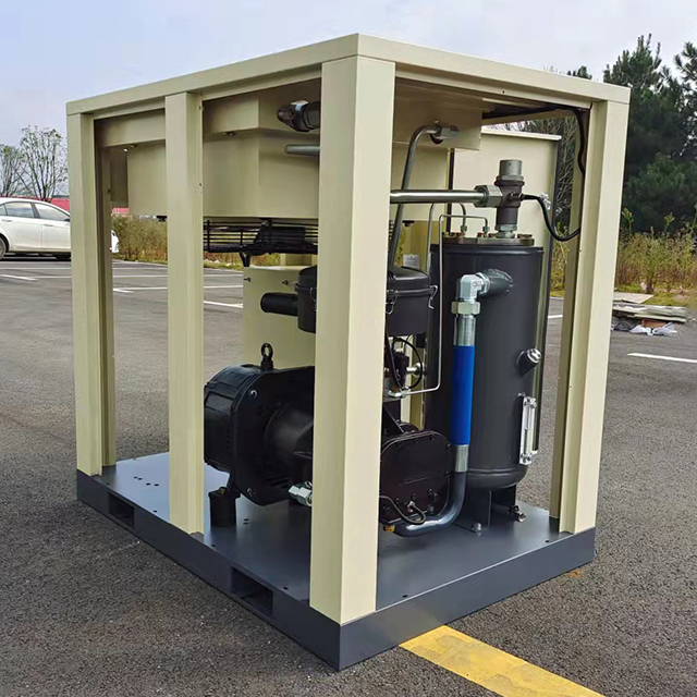 30HP 22KW 380V 50HZ 3PH स्थायी चुंबक मोटर चर गति PM VSD स्क्रू एयर कंप्रेसर 