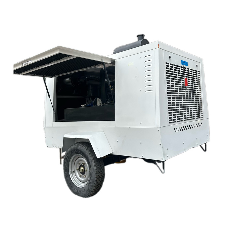 Airking Compressor Hot Sale Diesel Compressor Portablehigh क्वालिटी अच्छी कीमत लोकप्रिय नई उत्पाद 10bar 11m3/मिनट 110kW डीजल एयर कंप्रेसर स्क्रू पोर्टेबल मशीनें